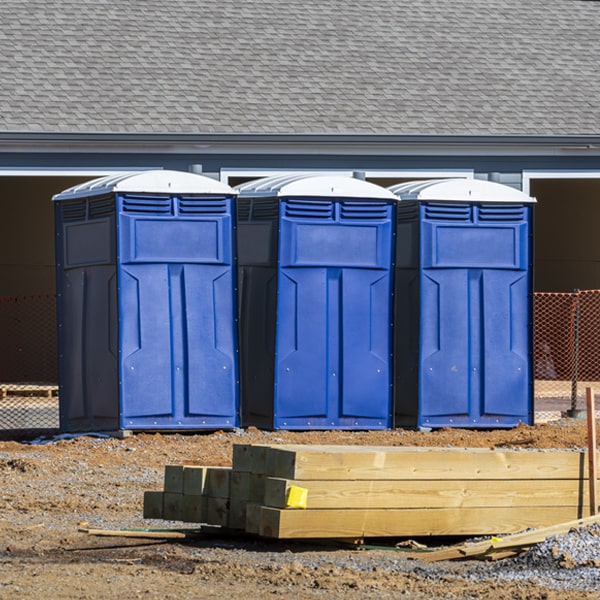 are there any restrictions on what items can be disposed of in the porta potties in Ages Brookside KY